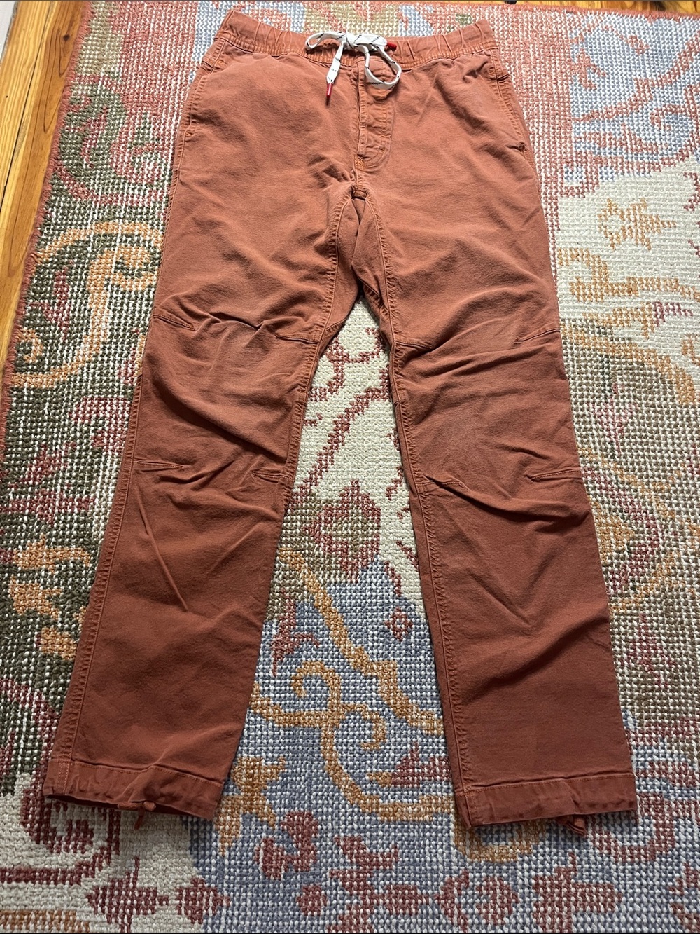 Topo Designs Dirt Pants Burnt Orange Rust Men’s Medium EUC